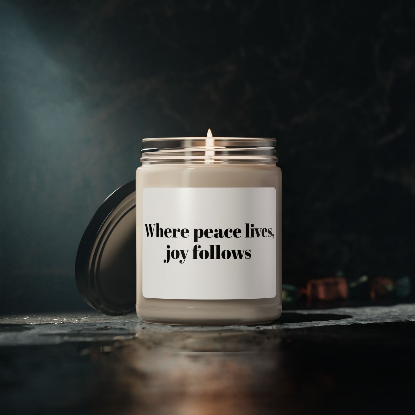 Where Peace Lives Scented Soy Candle, 9oz