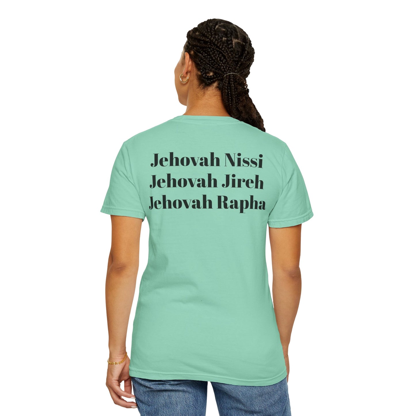 My God Is... Jehovah... Inspirational Unisex T-Shirt - Faith-Based Tee for Everyday Inspiration, Gift for Spiritual Growth, Casual Wear