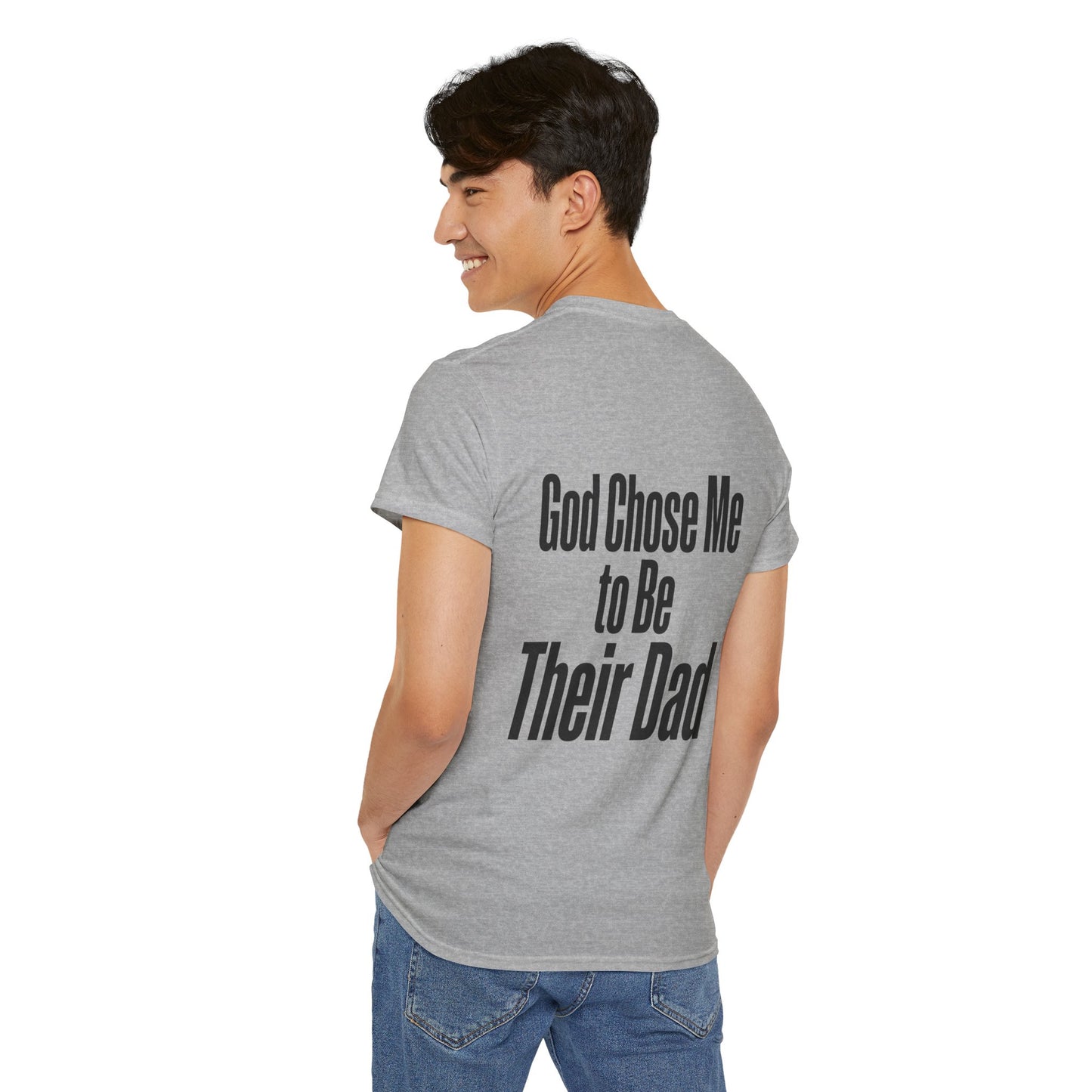 Dad Mode Tee — "God Chose Me to Be Their Dad" Father’s Day T-Shirt