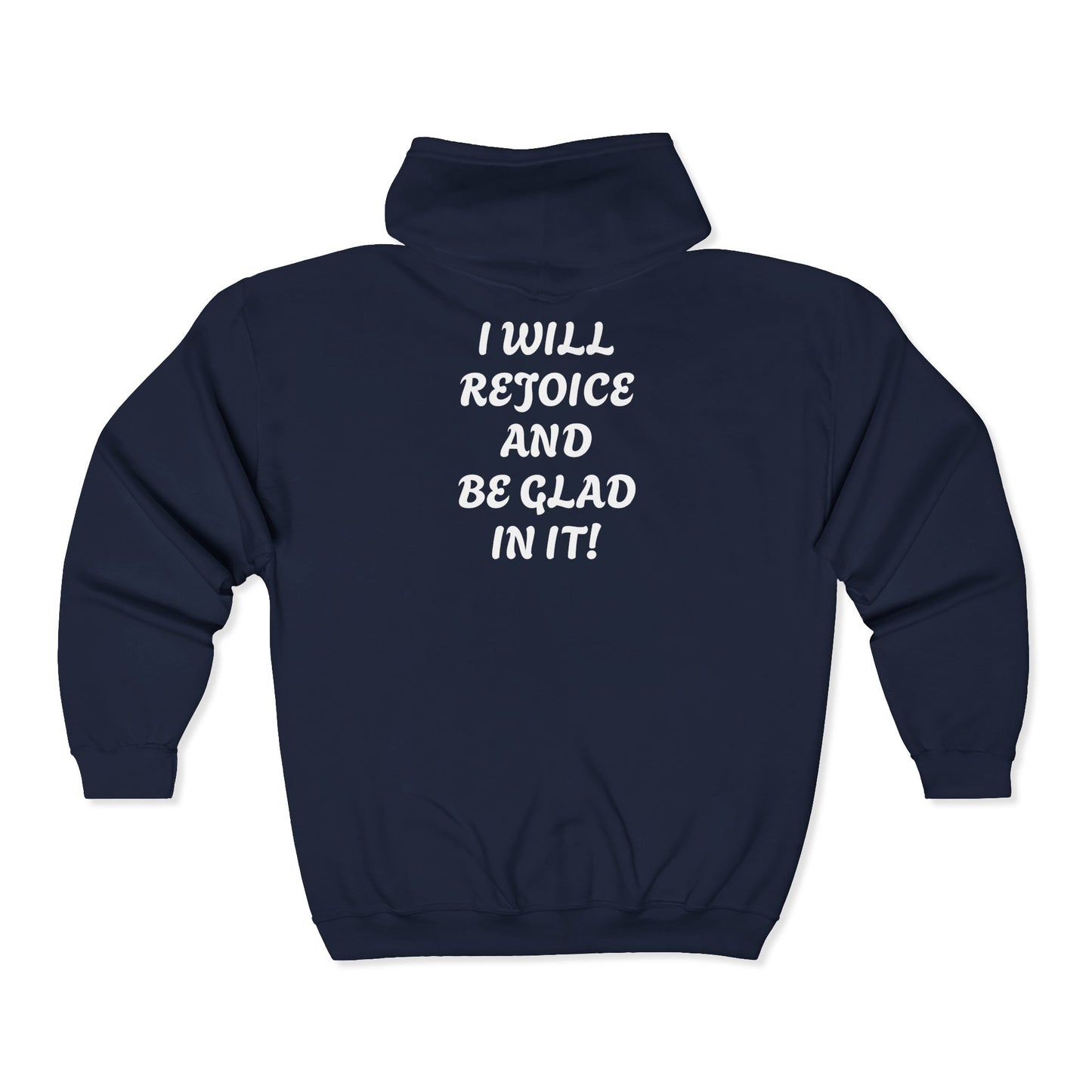 This is the day the Lord has made | Faith-Inspired Full Zip Hoodie, Inspirational Apparel, Religious Sweatshirt, Cozy Spiritual Gift, Bible Verse Hoodie, Christian Fashion