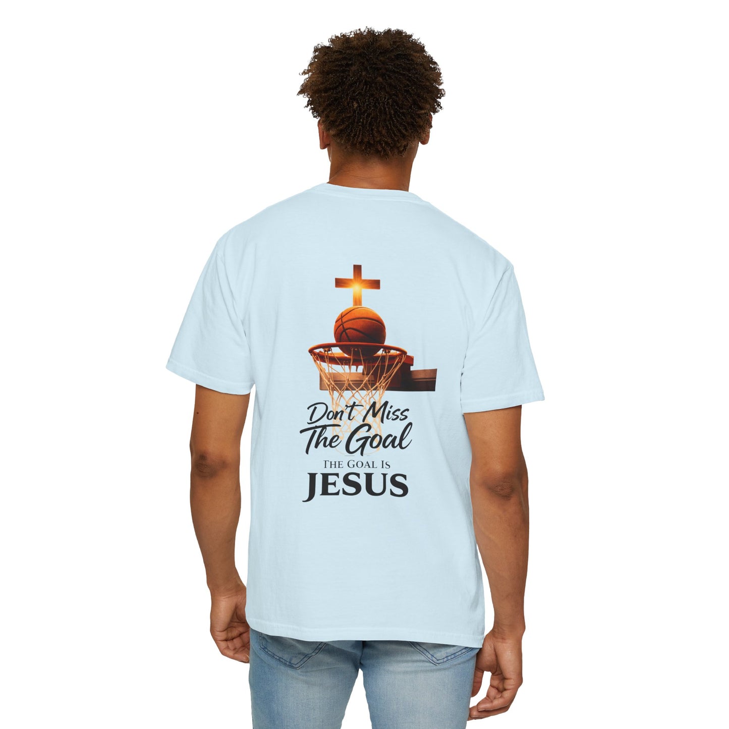 Don't Miss The Goal, The Goal Is Jesus |  Christian Sports Tee