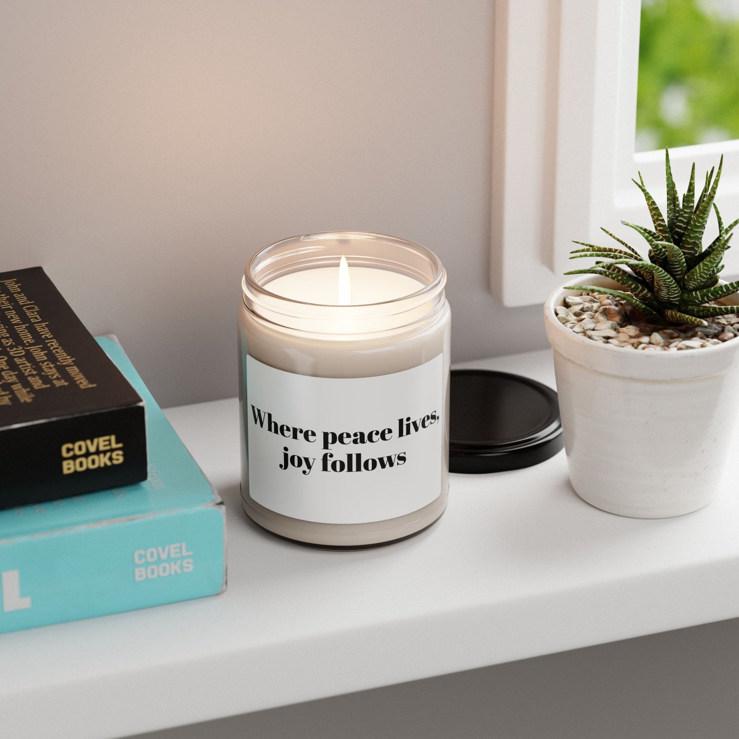 Where Peace Lives Scented Soy Candle, 9oz