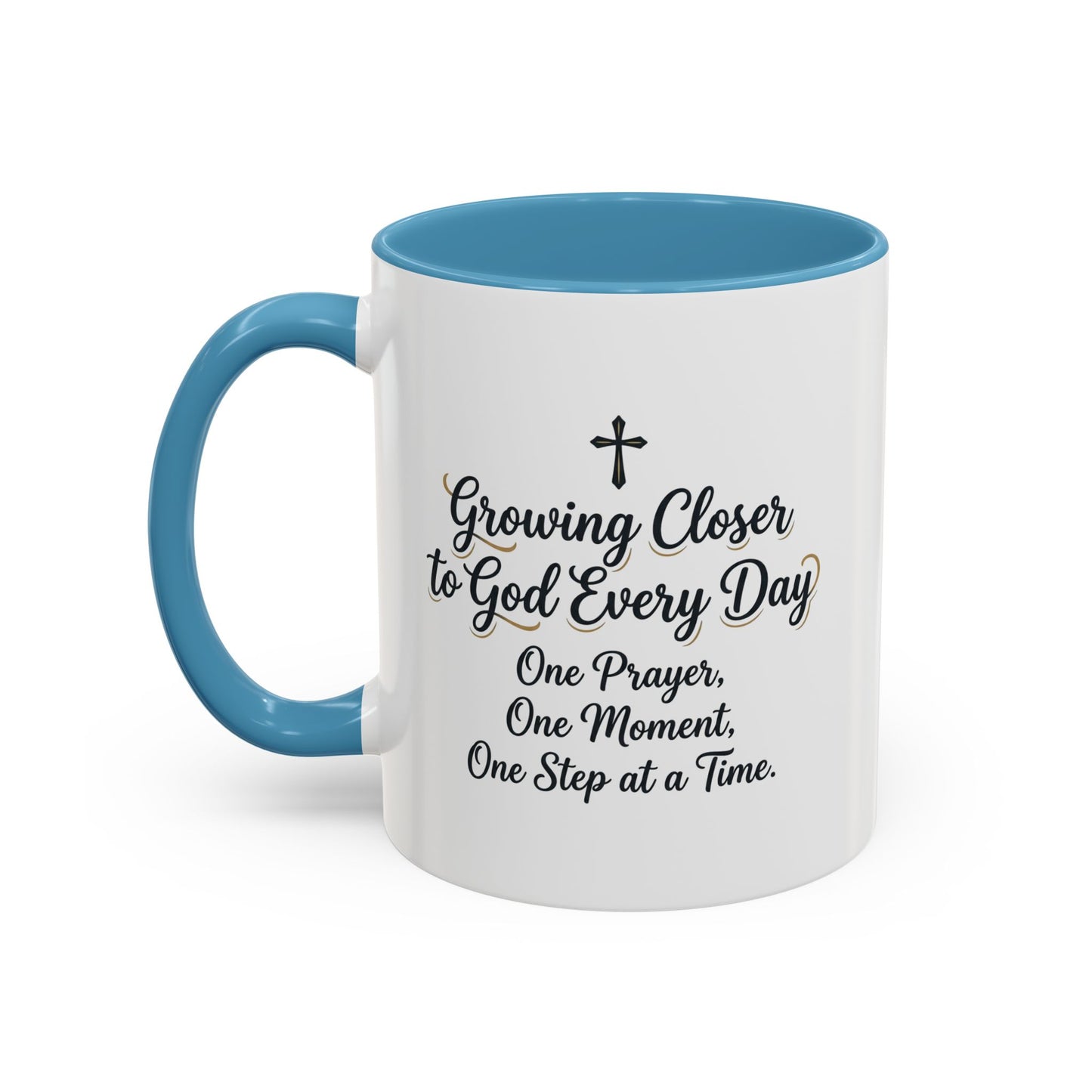 Growing Closer to God Every Day | Accent Coffee Mug (11, 15oz)