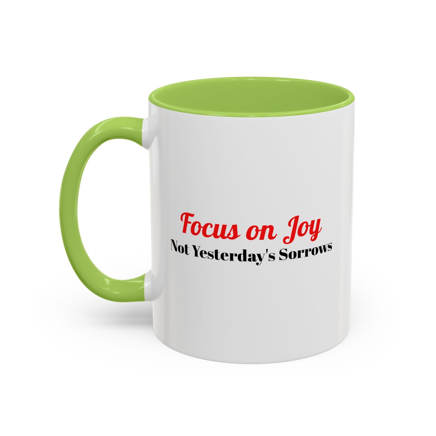 Psalm 30:5 Accent Coffee Mug – Inspirational Christian Scripture Tea Cup