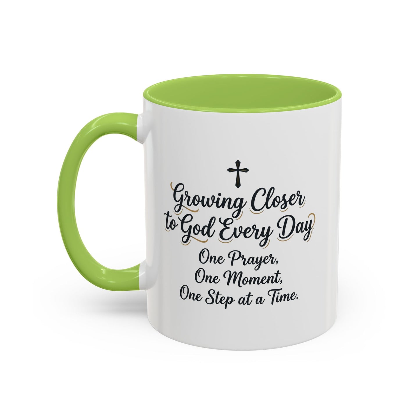 Growing Closer to God Every Day | Accent Coffee Mug (11, 15oz)