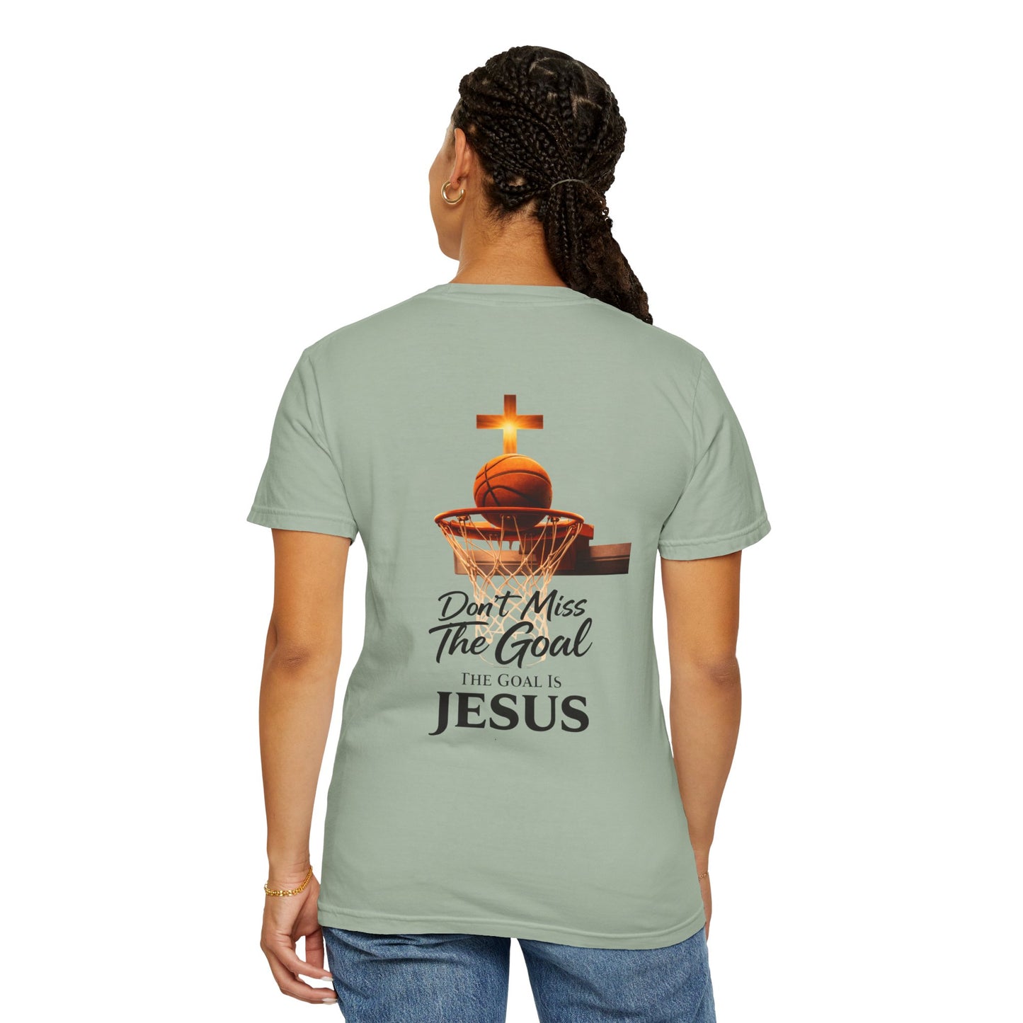 Don't Miss The Goal, The Goal Is Jesus |  Christian Sports Tee