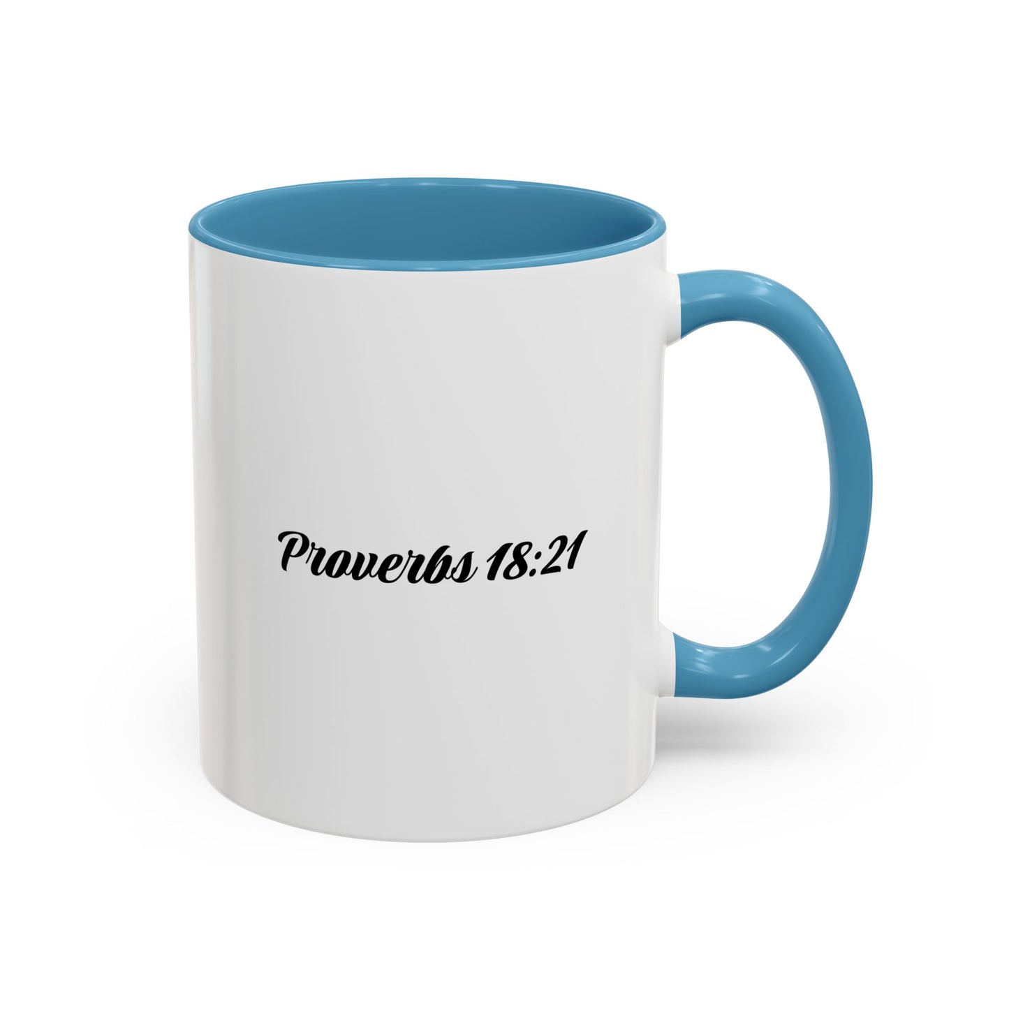 Kindness Starts with Me Accent Coffee Mug — Inspirational Scripture Ceramic Mug