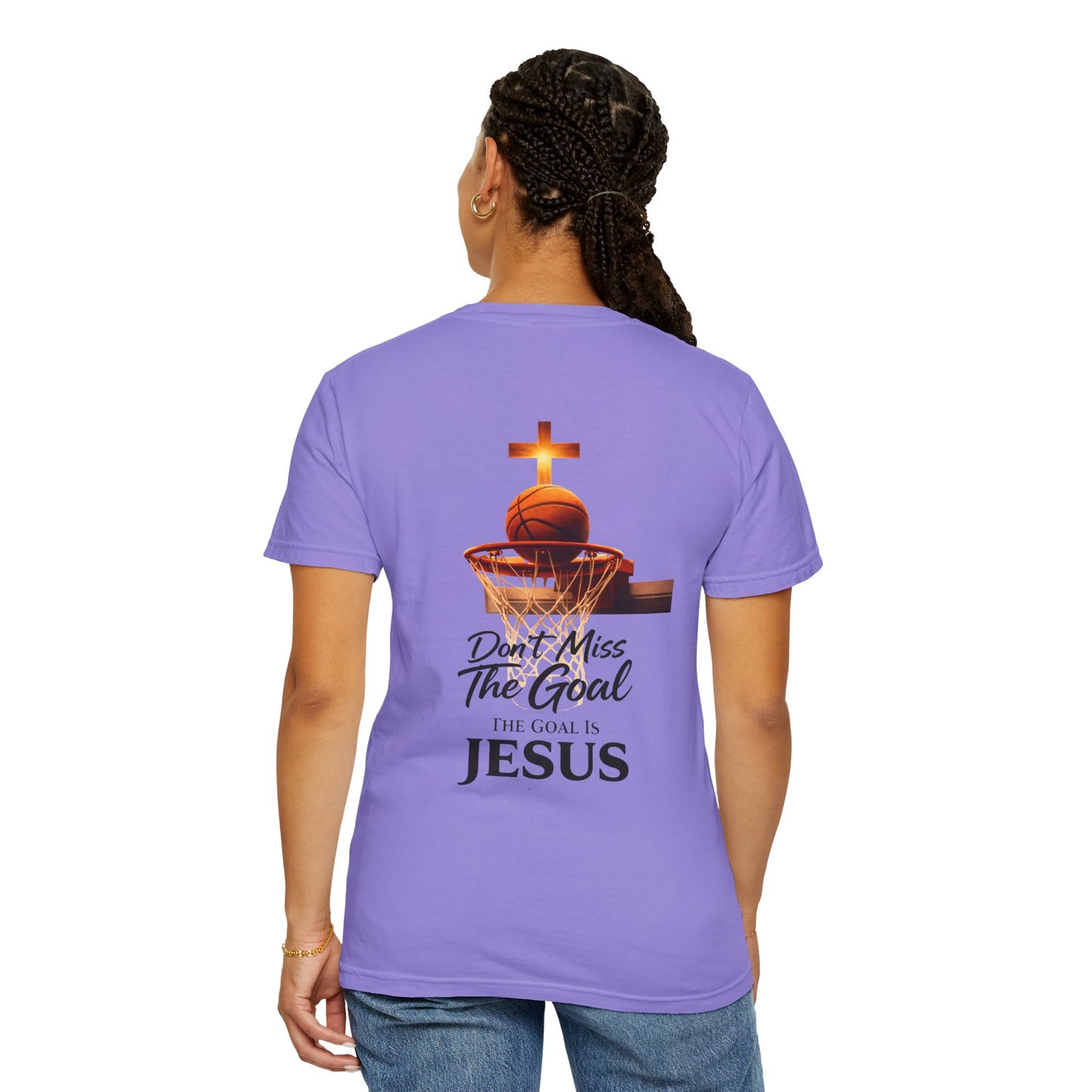 Don't Miss The Goal, The Goal Is Jesus |  Christian Sports Tee