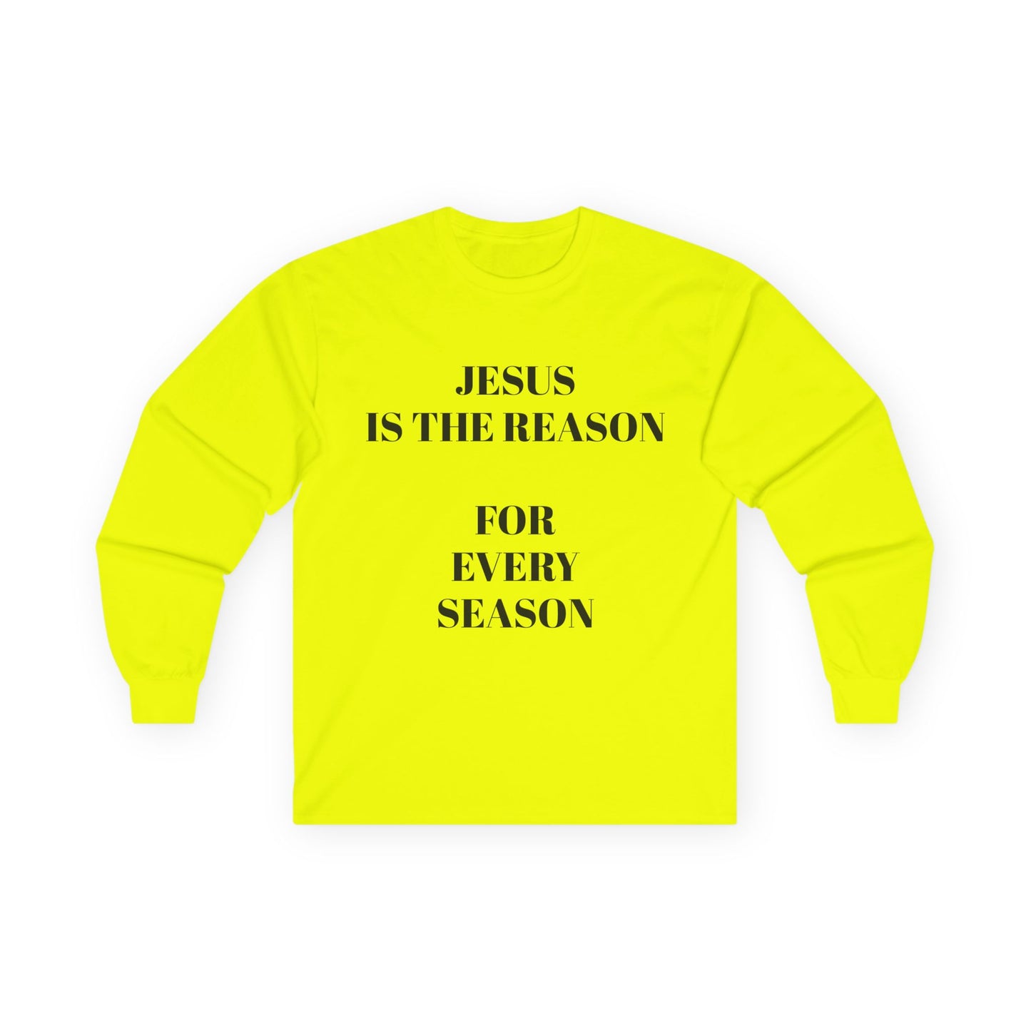 Jesus Is The Reason Long Sleeve Tee — Hebrews 13:8 Faith Shirt