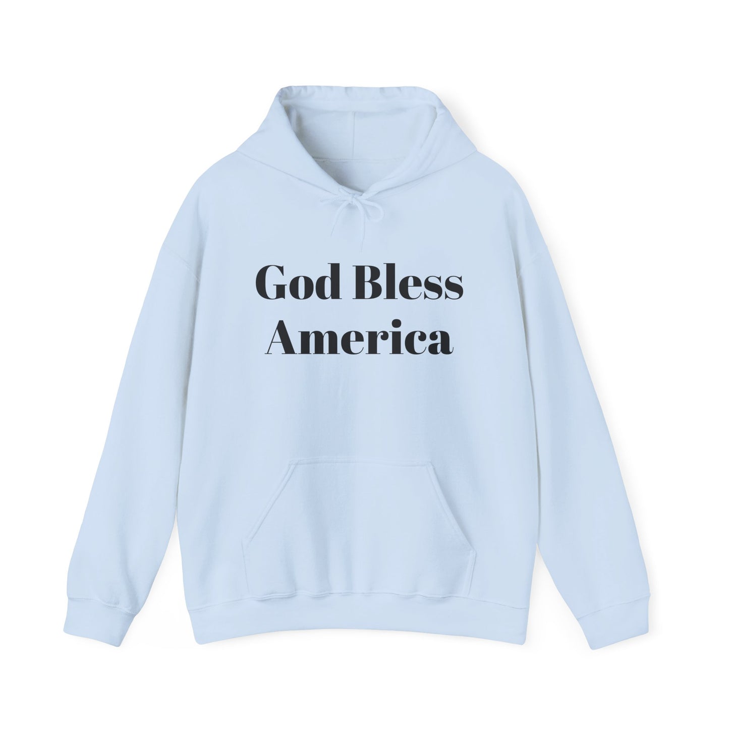 God Bless America Hoodie – Patriotic USA Graphic Hooded Sweatshirt