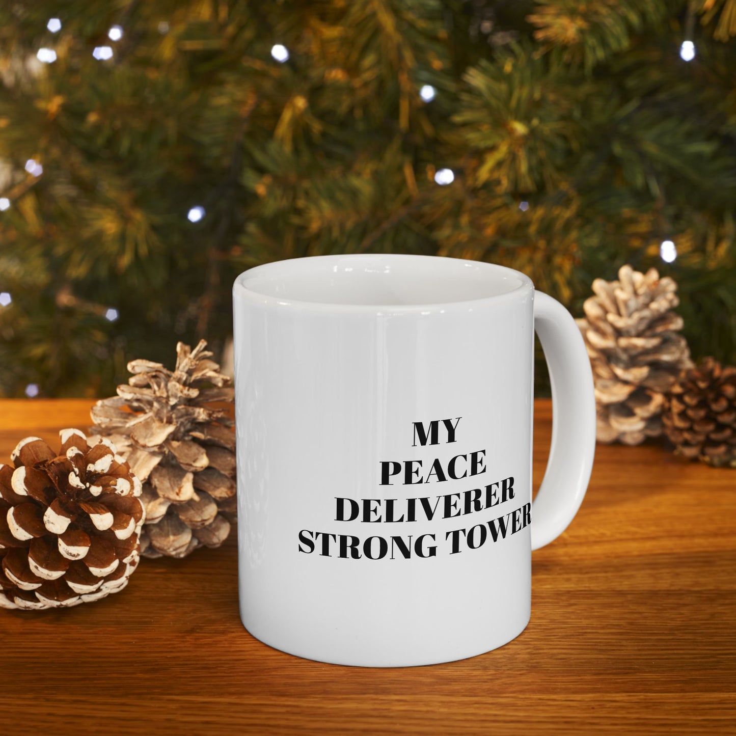 My God Is... My... Inspirational Ceramic Mug | Gift for Christians | Encouragement Mug | Faith-Based Home Decor