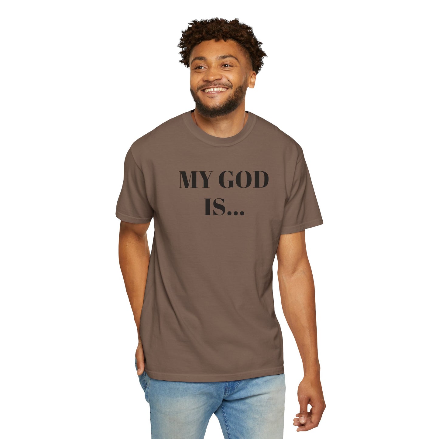 My God Is... Jehovah... Inspirational Unisex T-Shirt - Faith-Based Tee for Everyday Inspiration, Gift for Spiritual Growth, Casual Wear