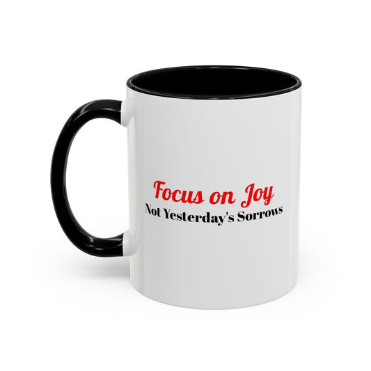 Psalm 30:5 Accent Coffee Mug – Inspirational Christian Scripture Tea Cup
