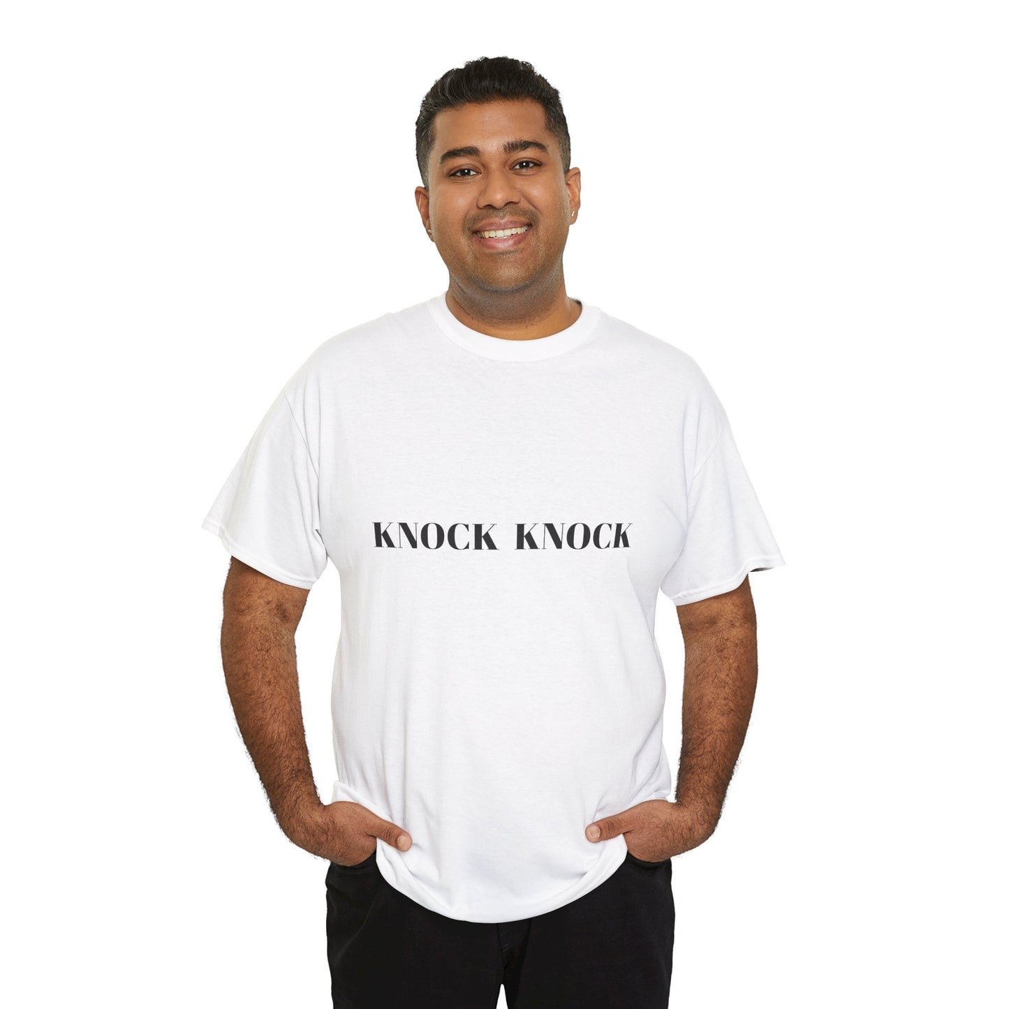Dad Joke T‑Shirt — “Knock Knock… Who’s There? Only the Best Dad Ever”