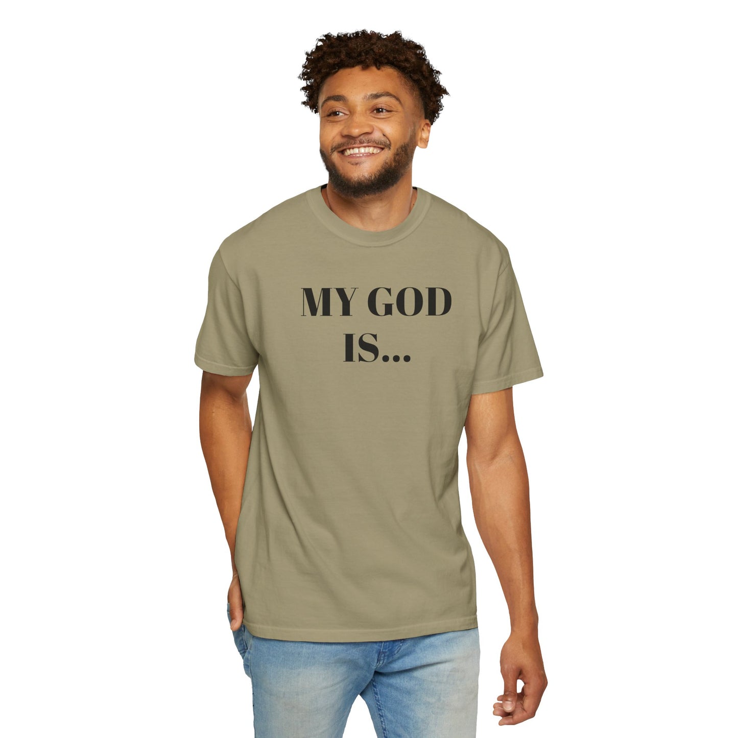 My God Is... Jehovah... Inspirational Unisex T-Shirt - Faith-Based Tee for Everyday Inspiration, Gift for Spiritual Growth, Casual Wear