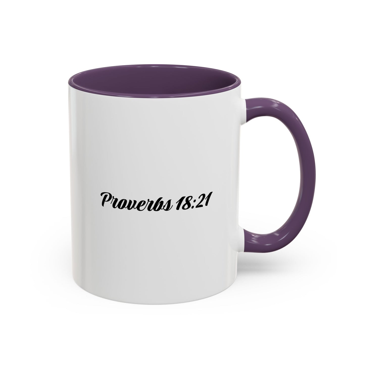 Kindness Starts with Me Accent Coffee Mug — Inspirational Scripture Ceramic Mug