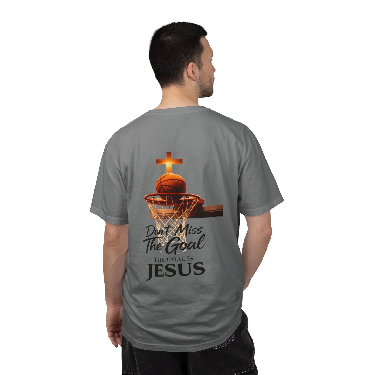 Don't Miss The Goal, The Goal Is Jesus |  Christian Sports Tee