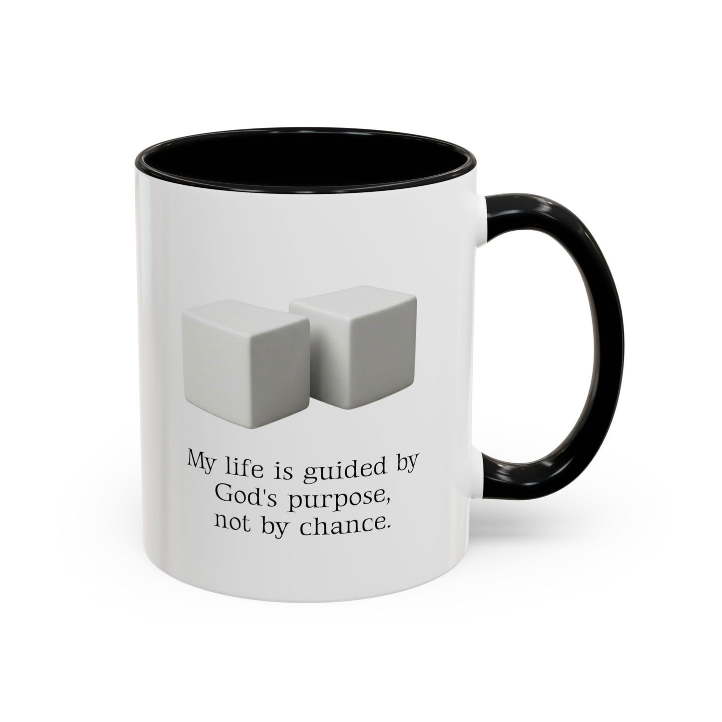 God Doesn’t Gamble With My Life Mug — Inspirational Religious Accent Mug