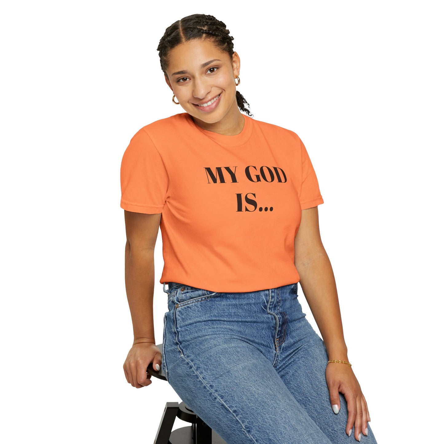 My God Is... My... Inspirational Unisex T-Shirt - Faith-Based Tee for Everyday Inspiration, Gift for Spiritual Growth, Casual Wear