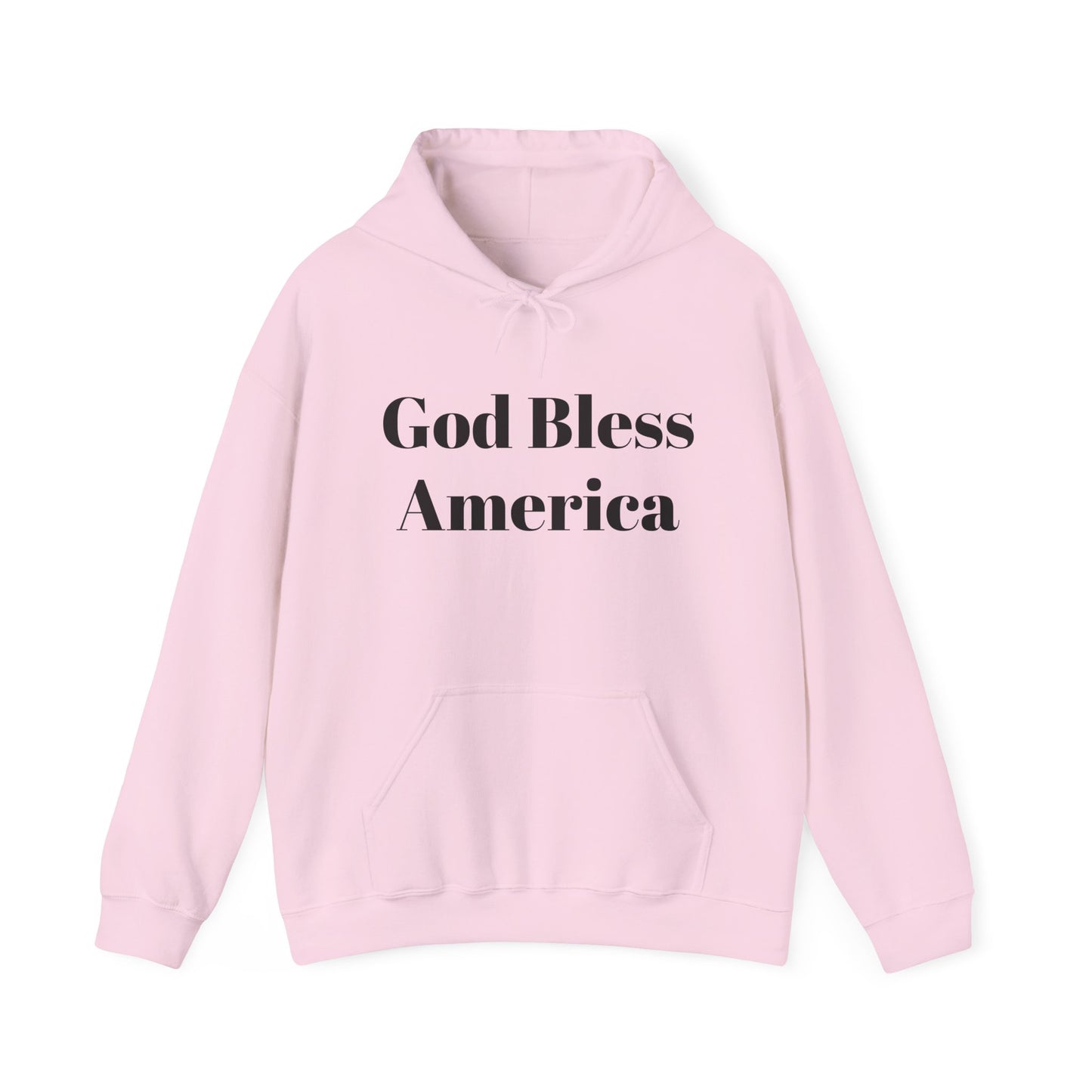 God Bless America Hoodie – Patriotic USA Graphic Hooded Sweatshirt