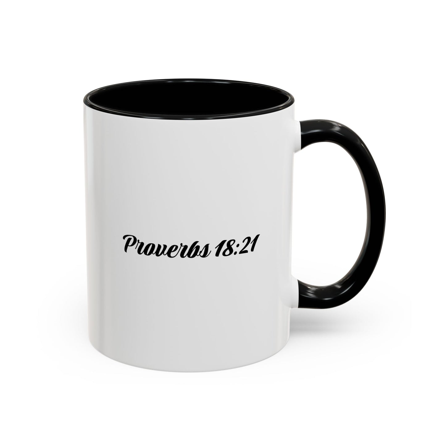 Kindness Starts with Me Accent Coffee Mug — Inspirational Scripture Ceramic Mug