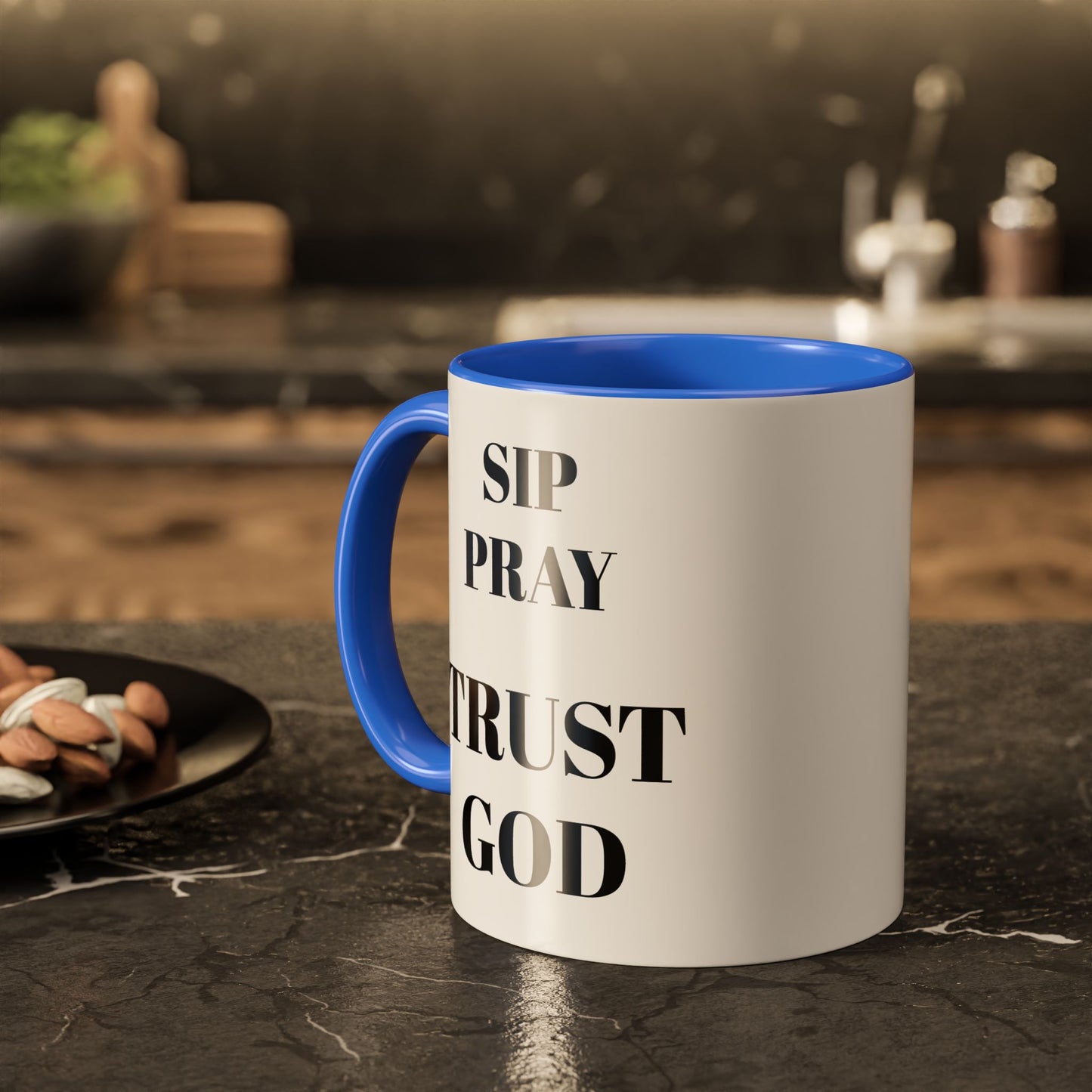 SIP • PRAY • TRUST GOD | Inspirational Ceramic Mug