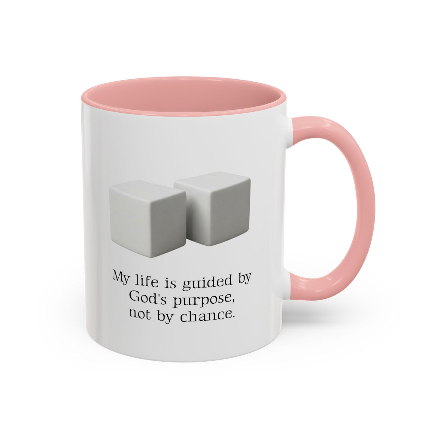 God Doesn’t Gamble With My Life Mug — Inspirational Religious Accent Mug