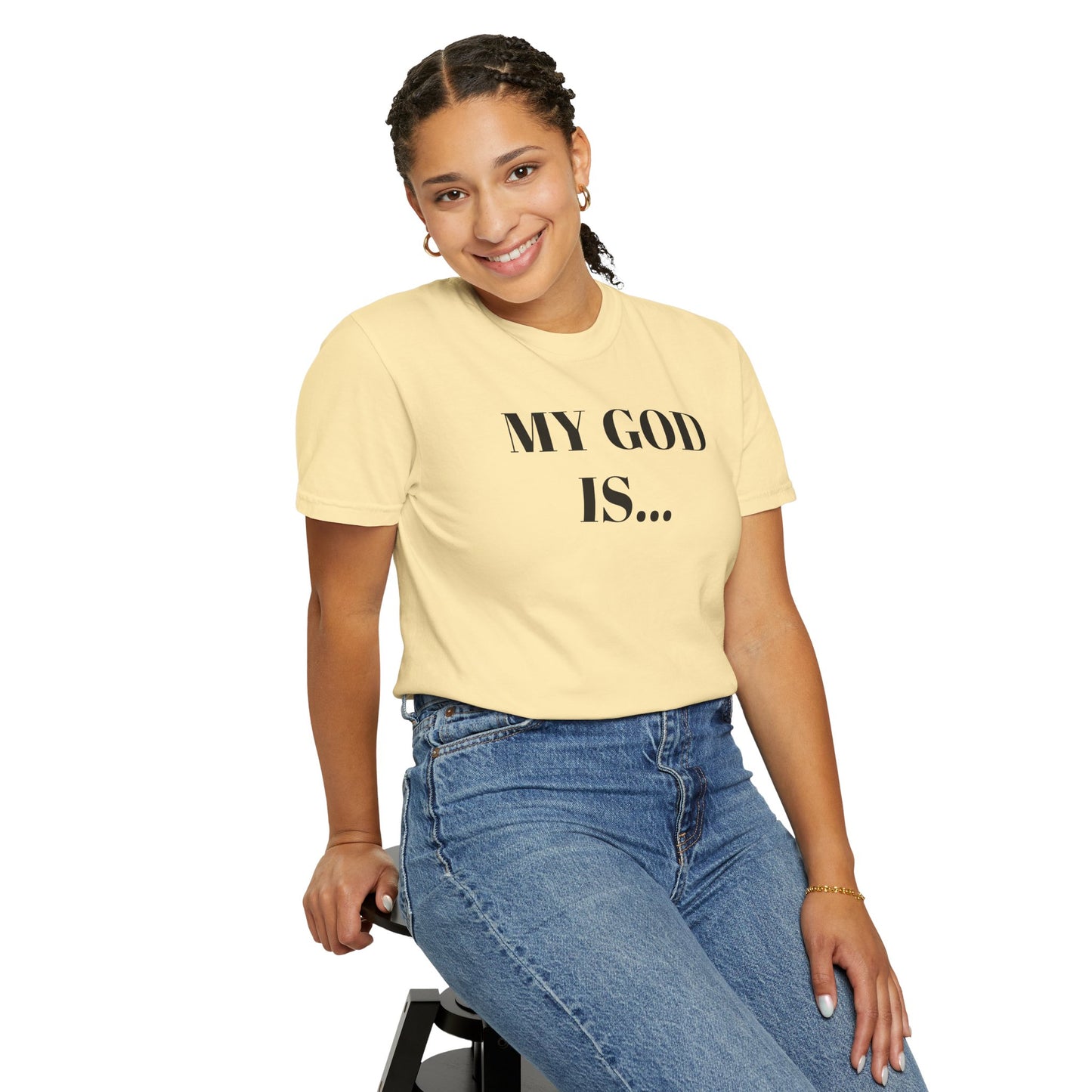 My God Is... Jehovah... Inspirational Unisex T-Shirt - Faith-Based Tee for Everyday Inspiration, Gift for Spiritual Growth, Casual Wear