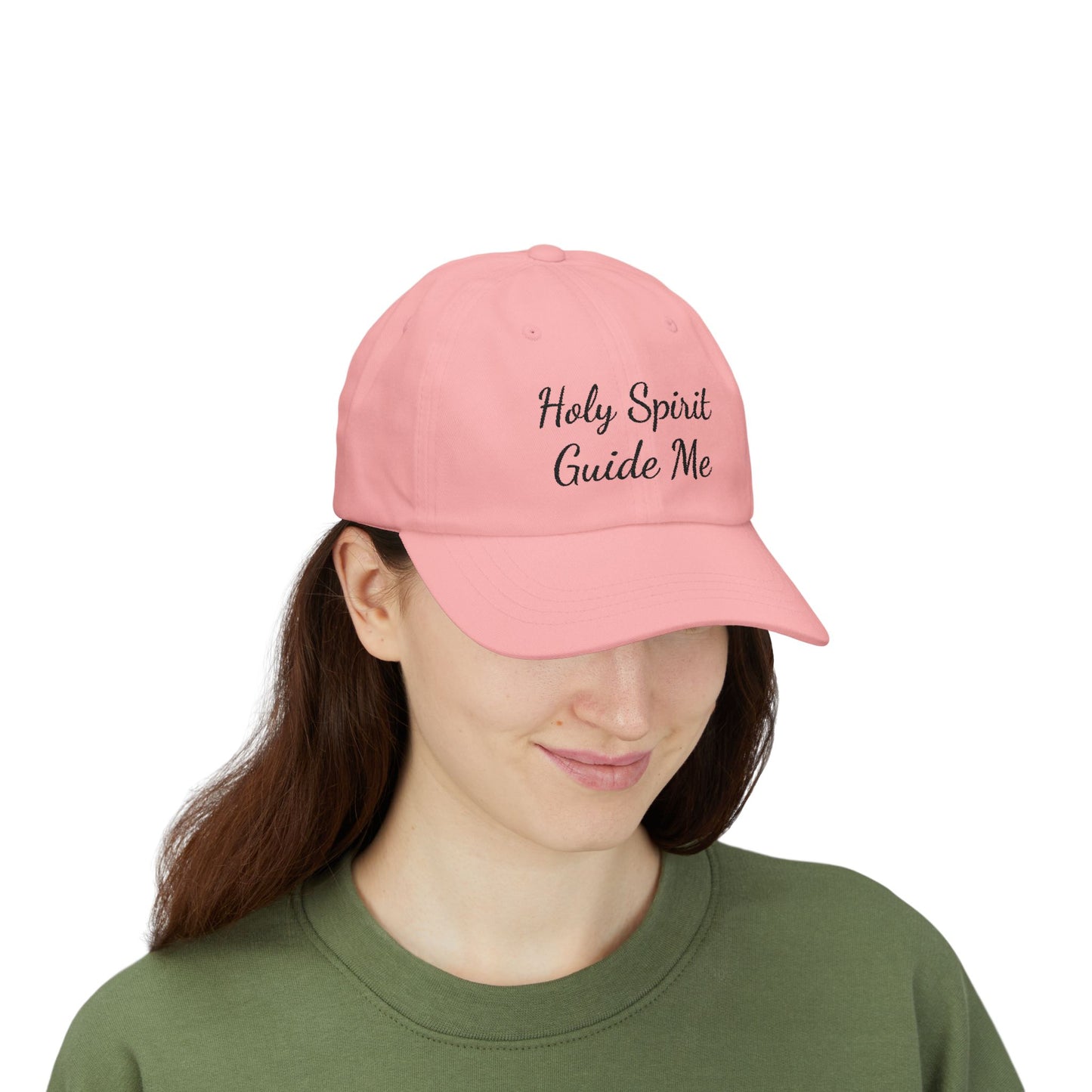 Holy Spirit Guide Me Classic Dad Cap | Faith-Based Gift, Religious Hat, Everyday Wear, Inspirational Headwear, Father's Day Gift