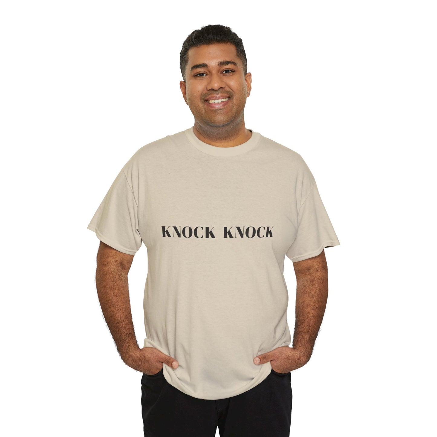 Dad Joke T‑Shirt — “Knock Knock… Who’s There? Only the Best Dad Ever”