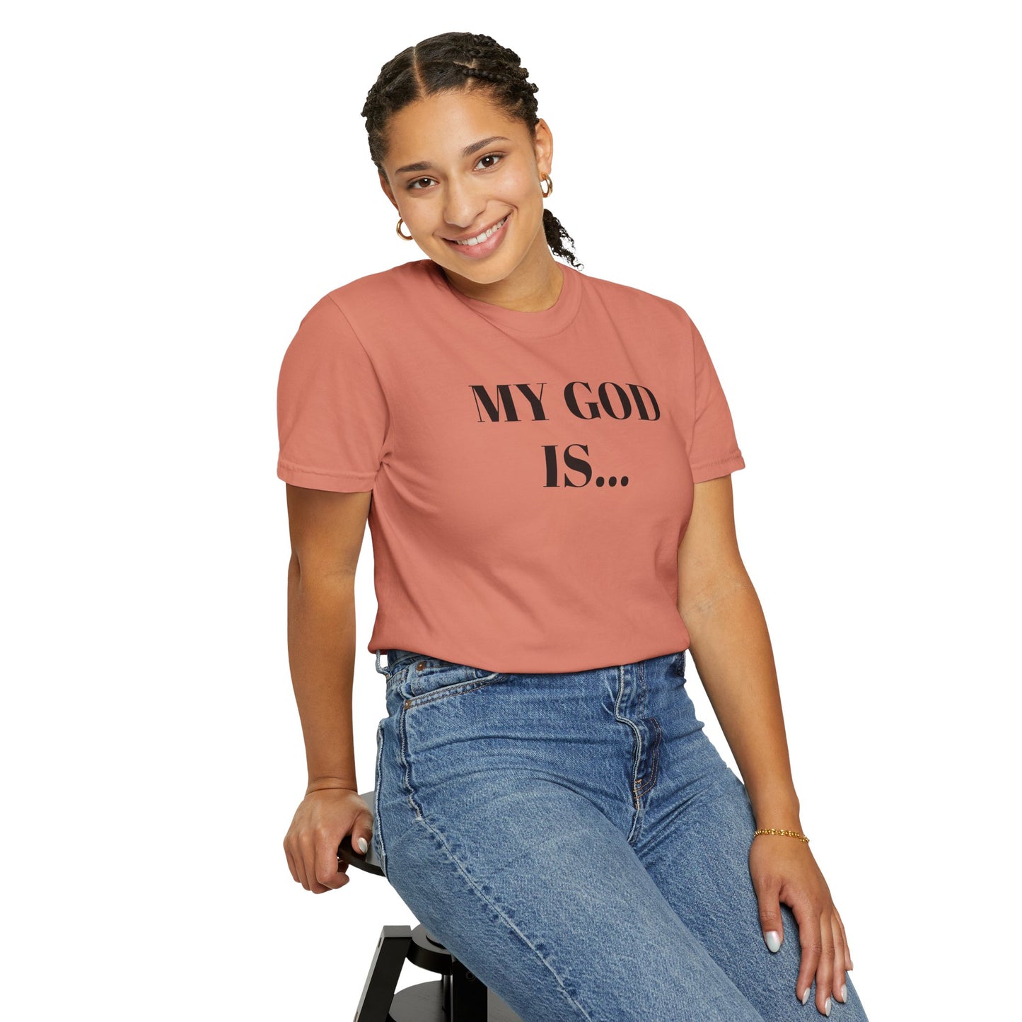 My God Is... My... Inspirational Unisex T-Shirt - Faith-Based Tee for Everyday Inspiration, Gift for Spiritual Growth, Casual Wear
