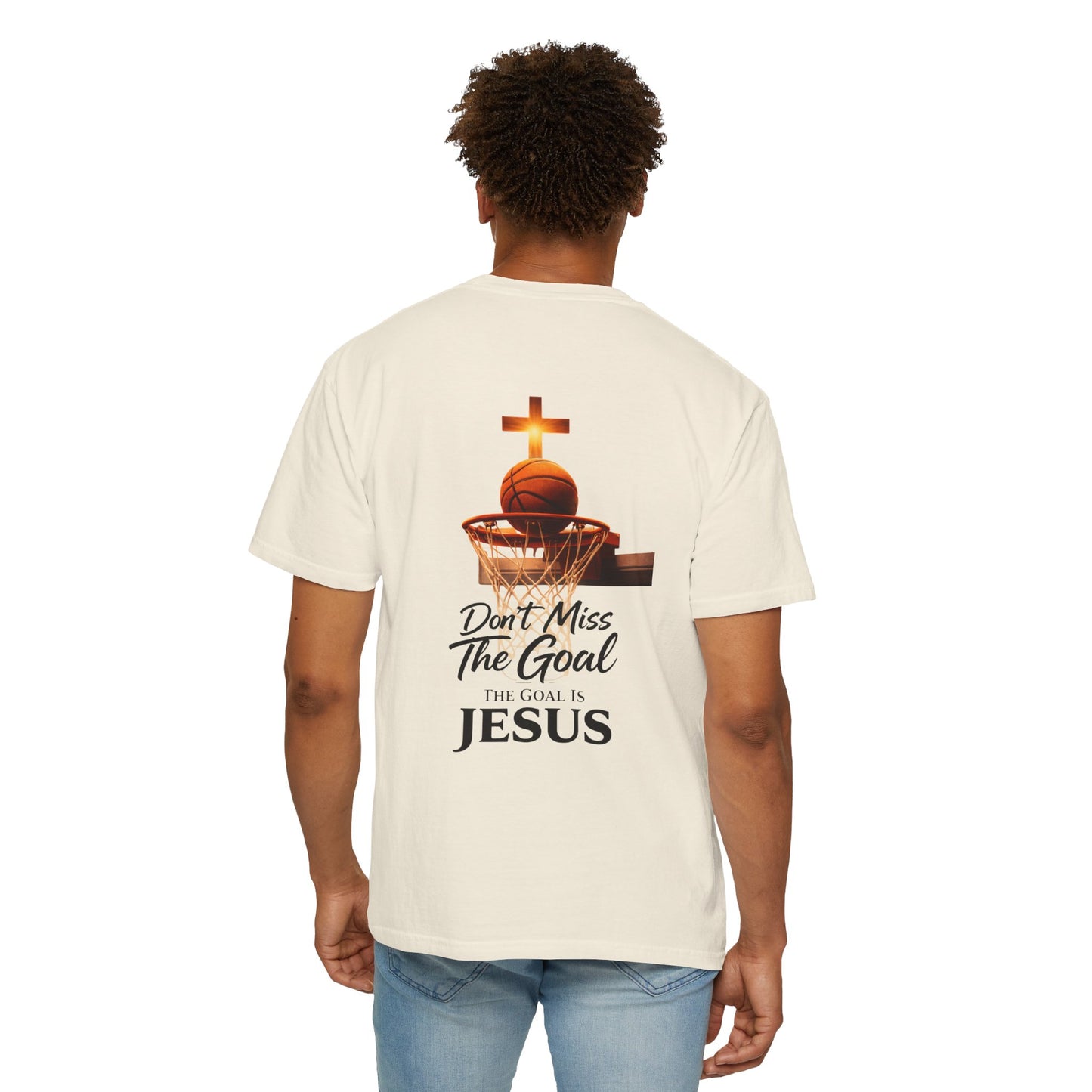 Don't Miss The Goal, The Goal Is Jesus |  Christian Sports Tee
