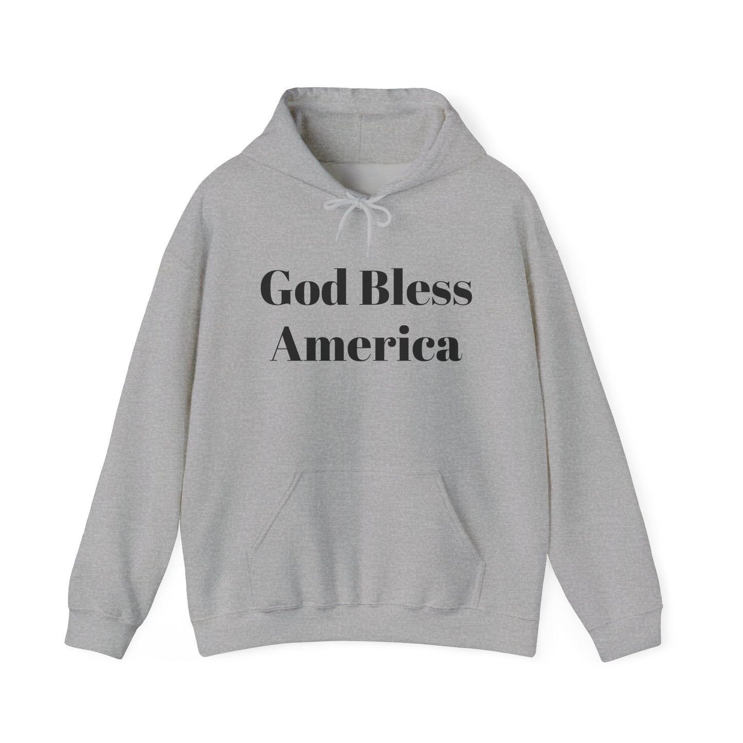 God Bless America Hoodie – Patriotic USA Graphic Hooded Sweatshirt