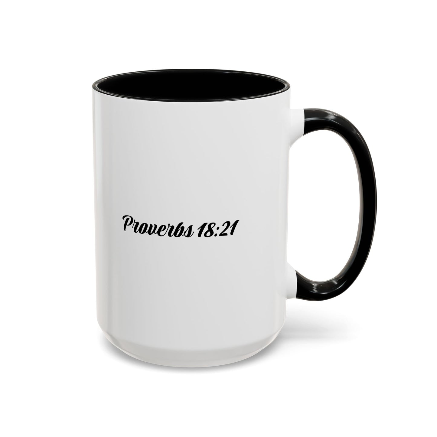 Kindness Starts with Me Accent Coffee Mug — Inspirational Scripture Ceramic Mug
