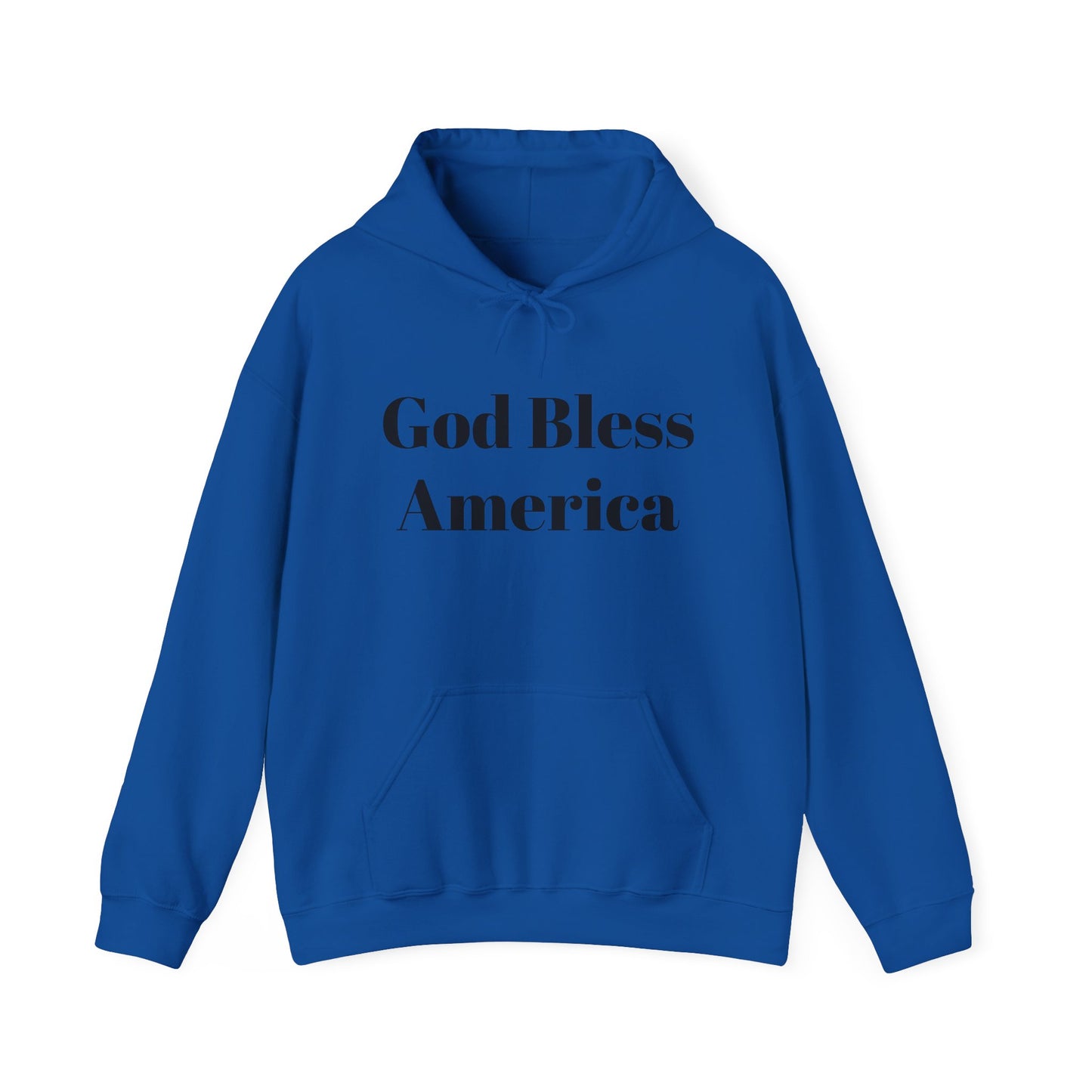 God Bless America Hoodie – Patriotic USA Graphic Hooded Sweatshirt