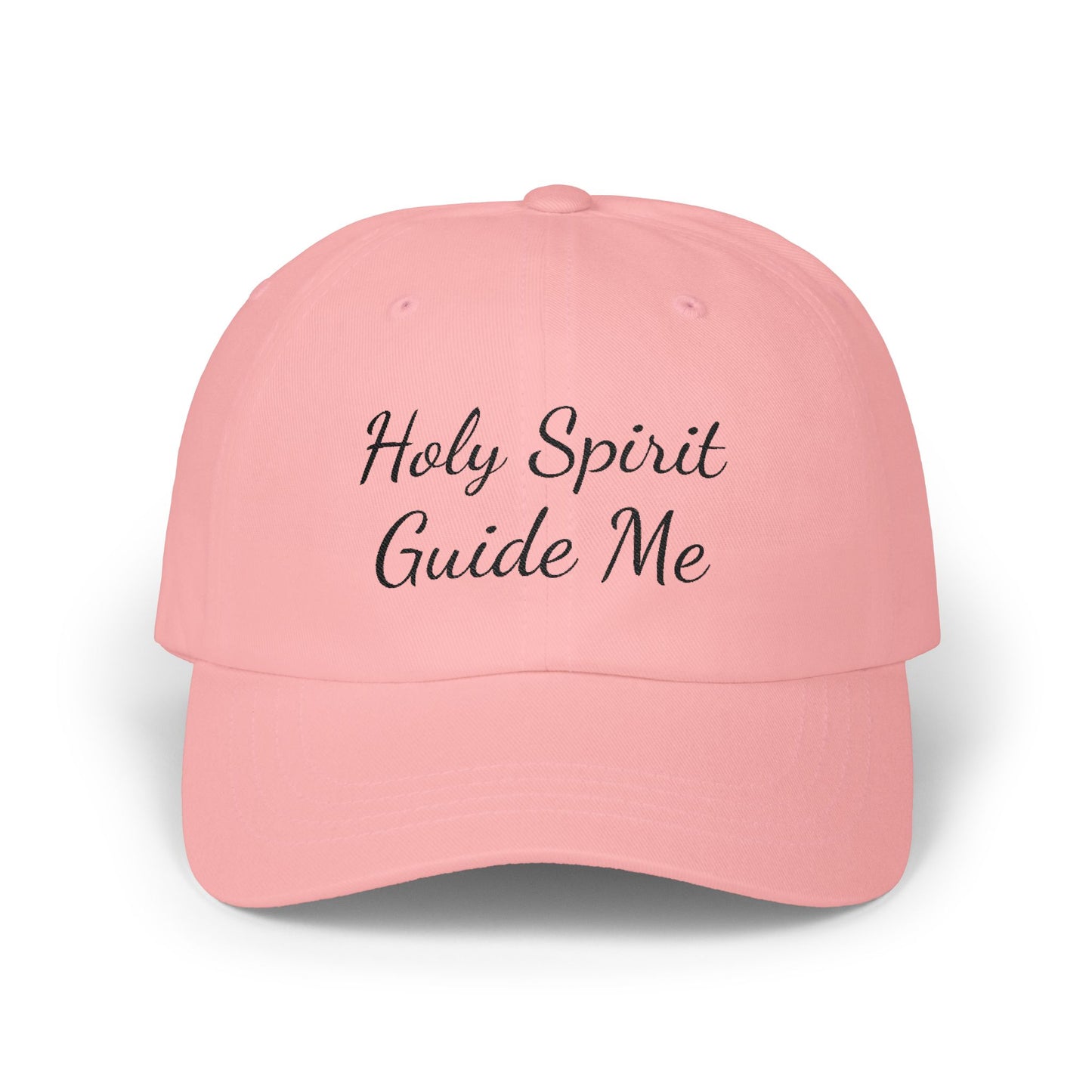 Holy Spirit Guide Me Classic Dad Cap | Faith-Based Gift, Religious Hat, Everyday Wear, Inspirational Headwear, Father's Day Gift