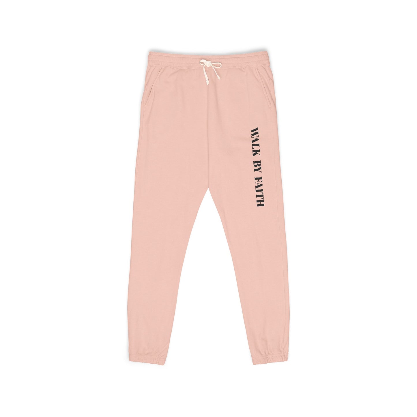 Walk By Faith Sweatpants (light colors) — Garment-Dyed Fleece Joggers