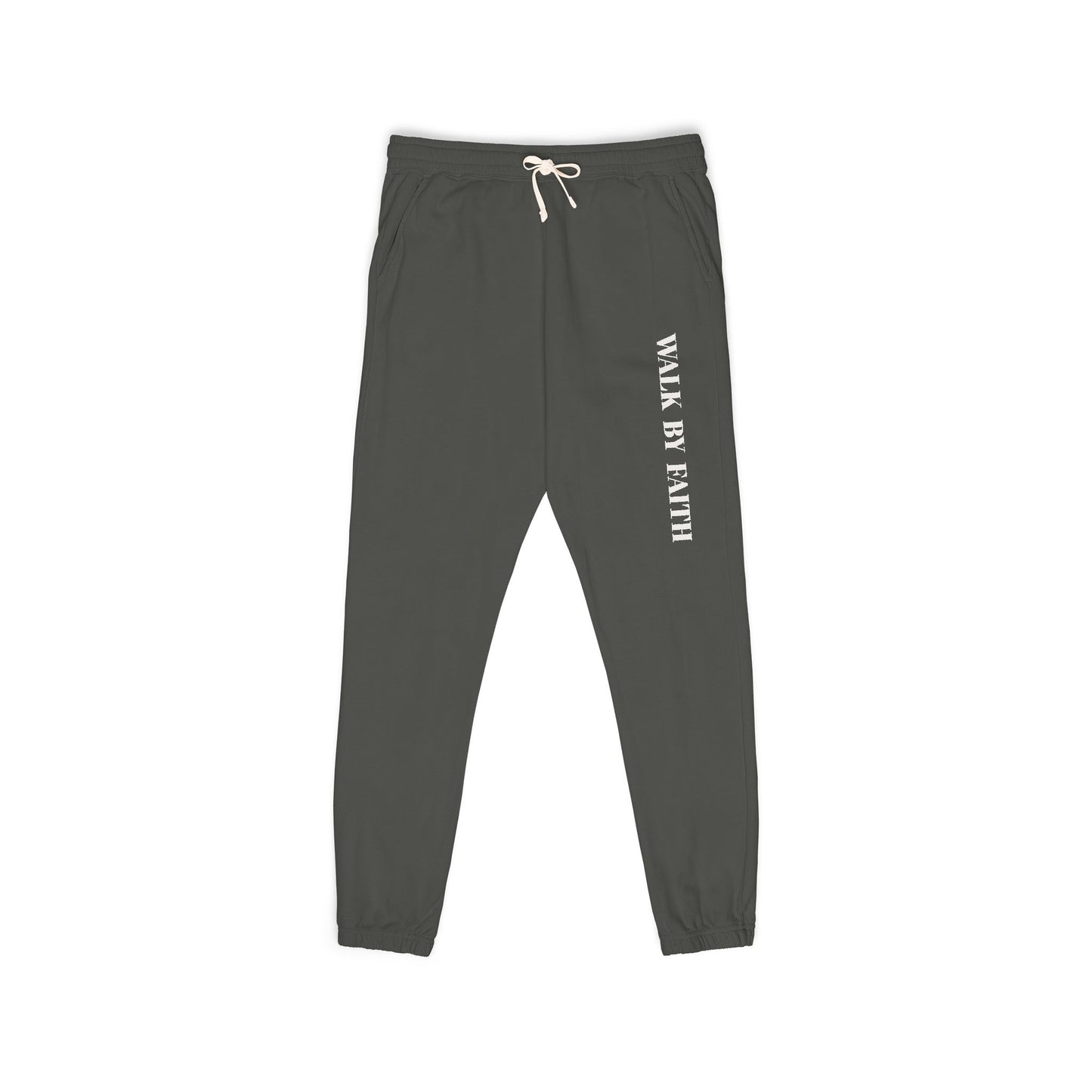 Walk By Faith Sweatpants — Garment-Dyed Fleece Joggers