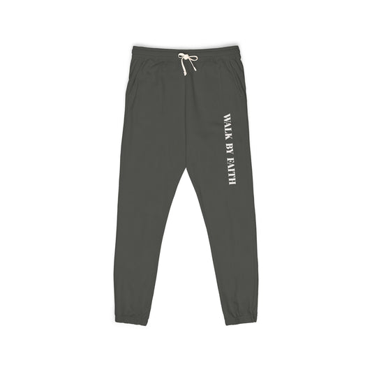 Walk By Faith Sweatpants — Garment-Dyed Fleece Joggers