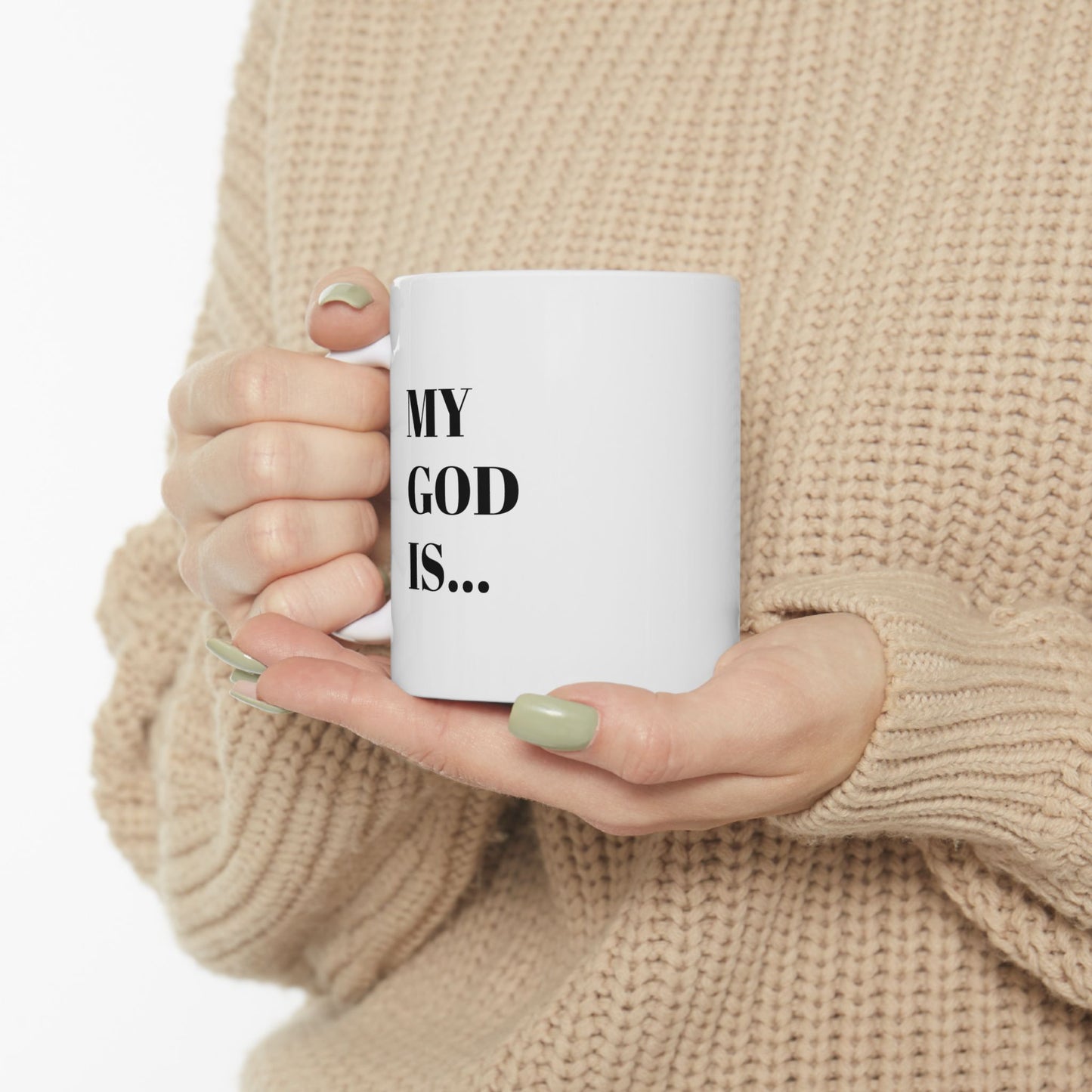 My God Is... Jehovah... Inspirational Ceramic Mug | Gift for Christians | Bible Verse Coffee Cup | Encouragement Mug | Faith-Based Home Decor