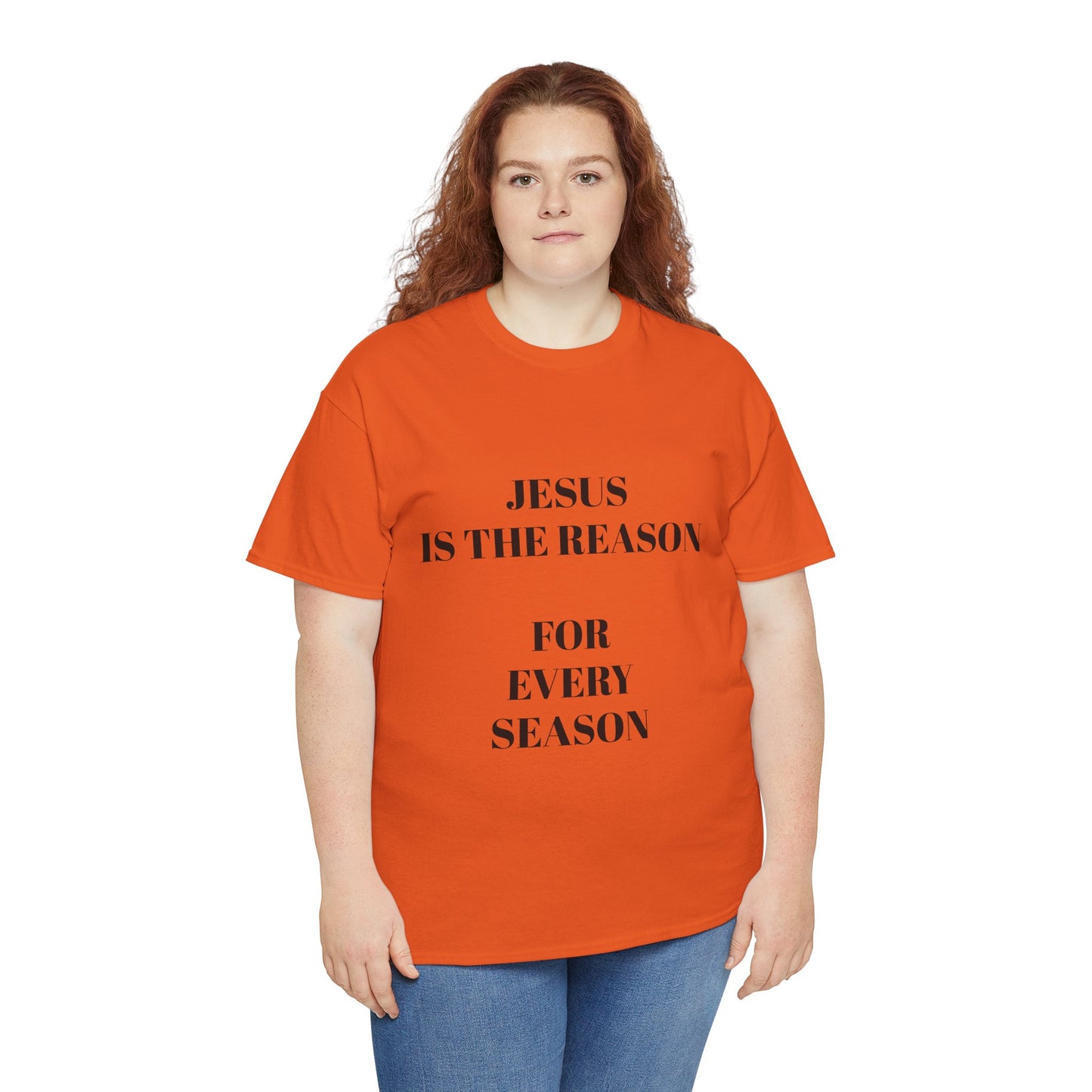 "Jesus Is the Reason for Every Season" | Hebrews 13:8 Faith Tee