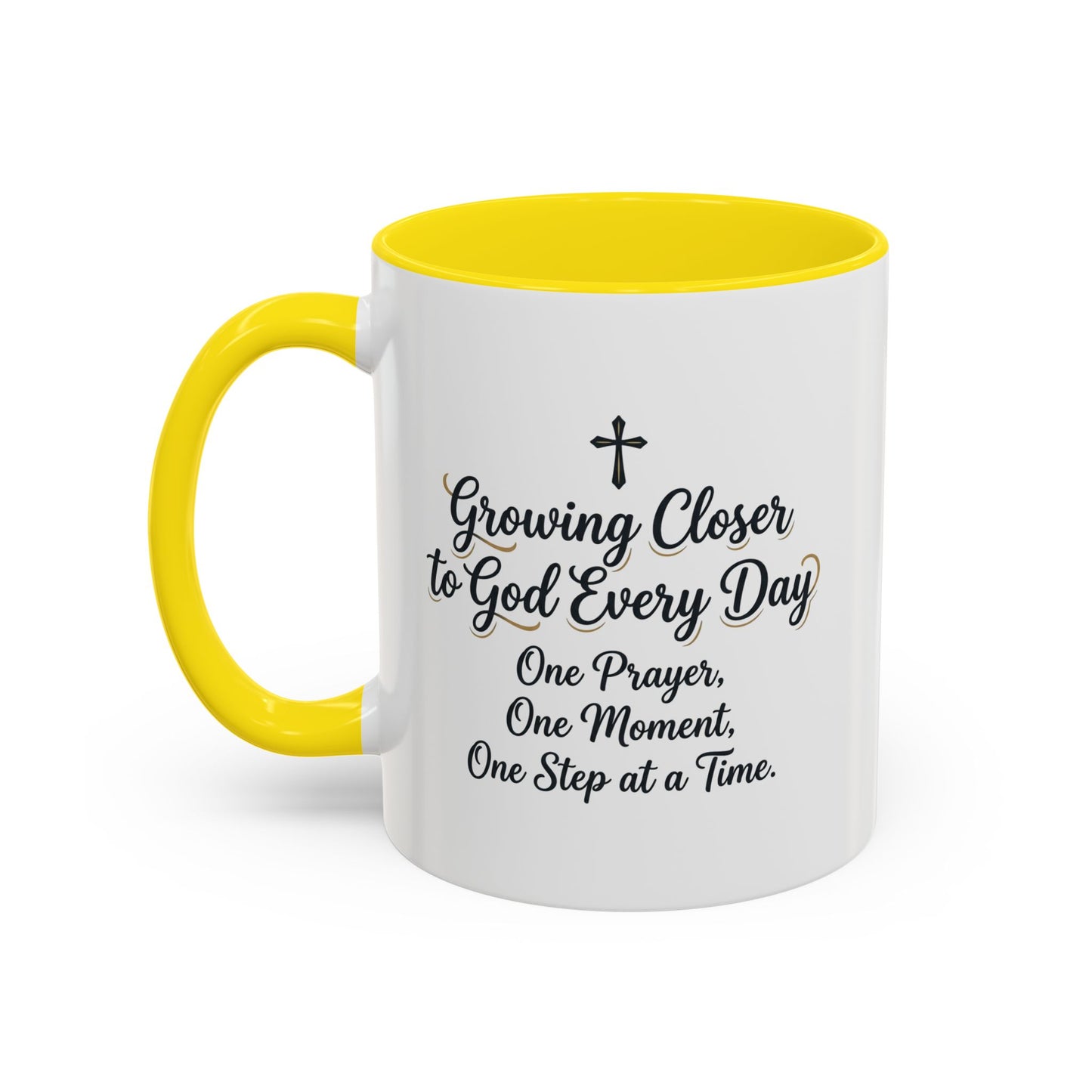 Growing Closer to God Every Day | Accent Coffee Mug (11, 15oz)