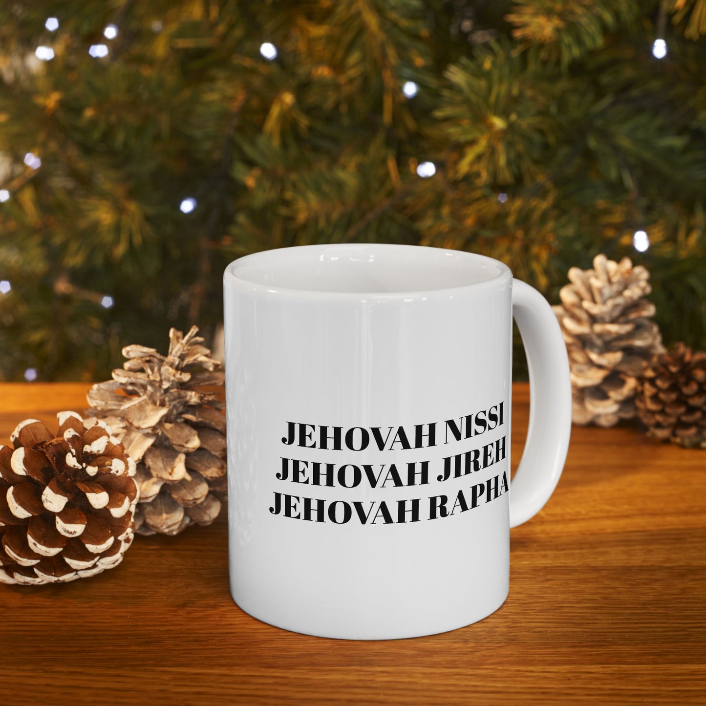 My God Is... Jehovah... Inspirational Ceramic Mug | Gift for Christians | Bible Verse Coffee Cup | Encouragement Mug | Faith-Based Home Decor