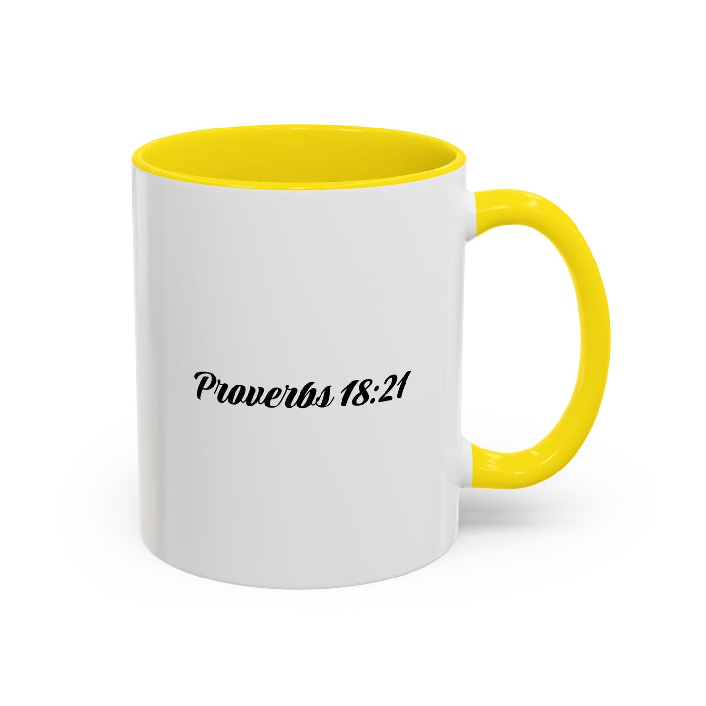 Kindness Starts with Me Accent Coffee Mug — Inspirational Scripture Ceramic Mug