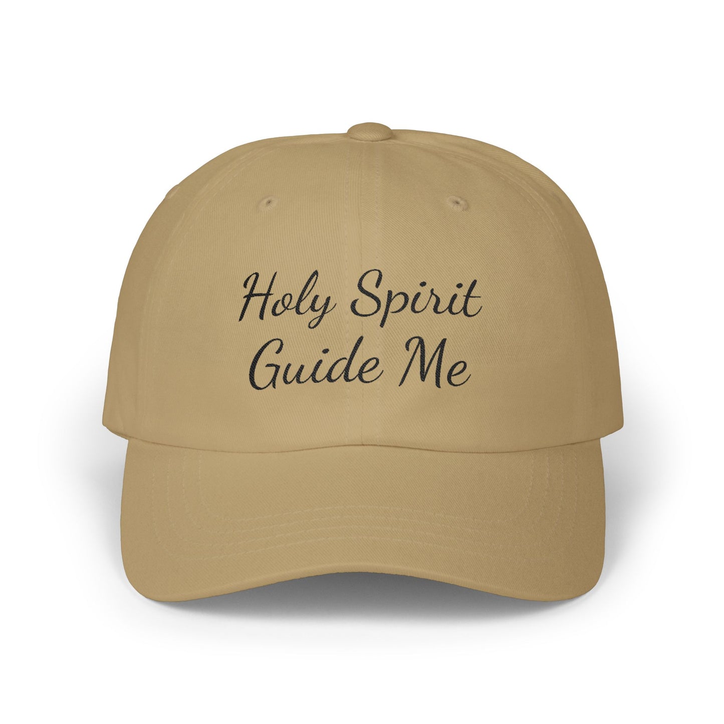 Holy Spirit Guide Me Classic Dad Cap | Faith-Based Gift, Religious Hat, Everyday Wear, Inspirational Headwear, Father's Day Gift