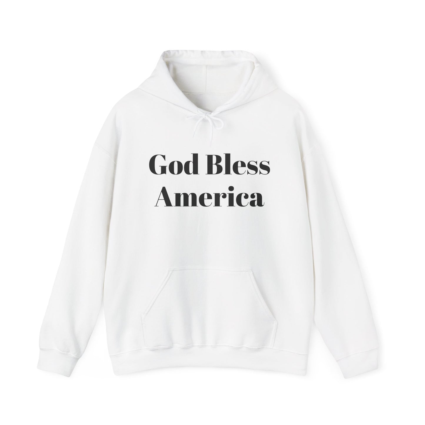 God Bless America Hoodie – Patriotic USA Graphic Hooded Sweatshirt