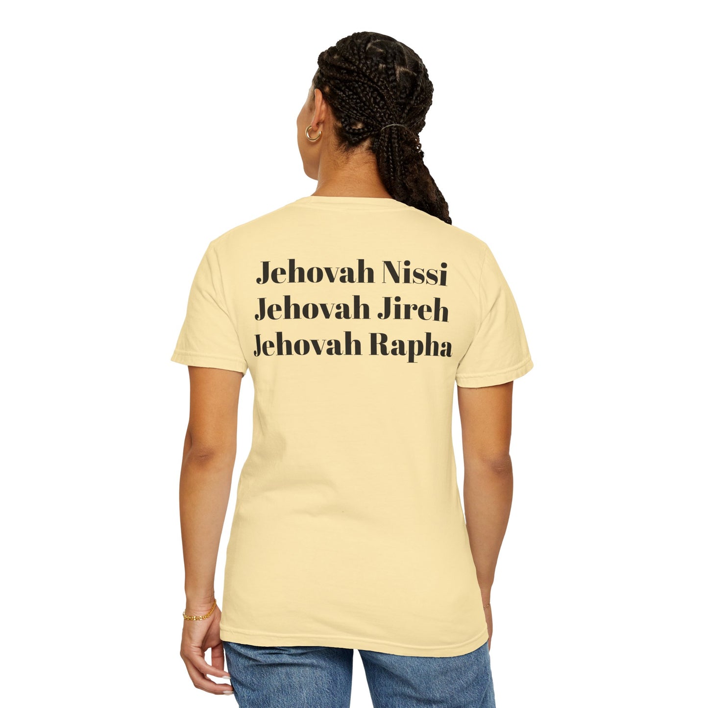 My God Is... Jehovah... Inspirational Unisex T-Shirt - Faith-Based Tee for Everyday Inspiration, Gift for Spiritual Growth, Casual Wear