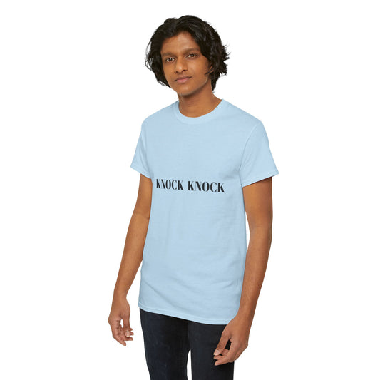 Dad Joke T‑Shirt — “Knock Knock… Who’s There? Only the Best Dad Ever”