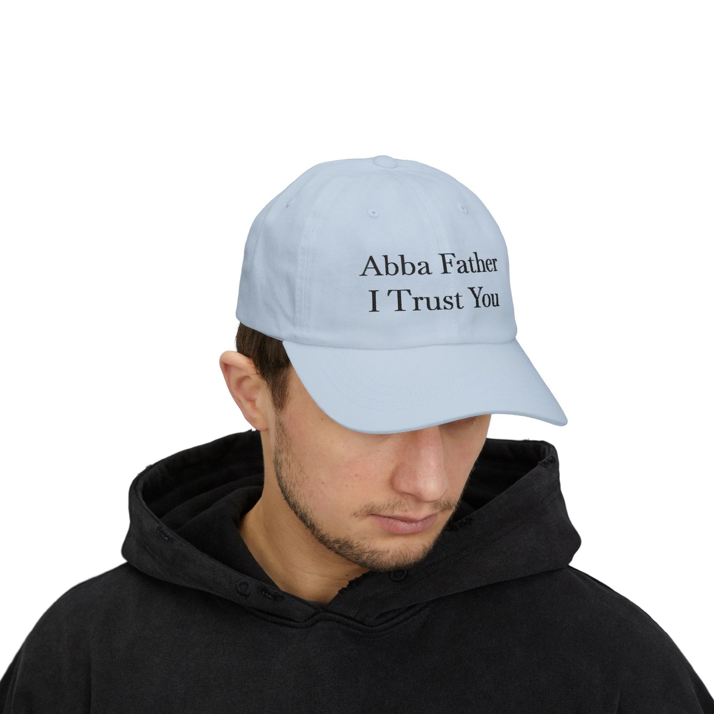 Abba Father I Trust You Dad Cap, Adjustable Cap, Christian Gift, Casual Hat, Religious Apparel, Faith-Inspired Gear