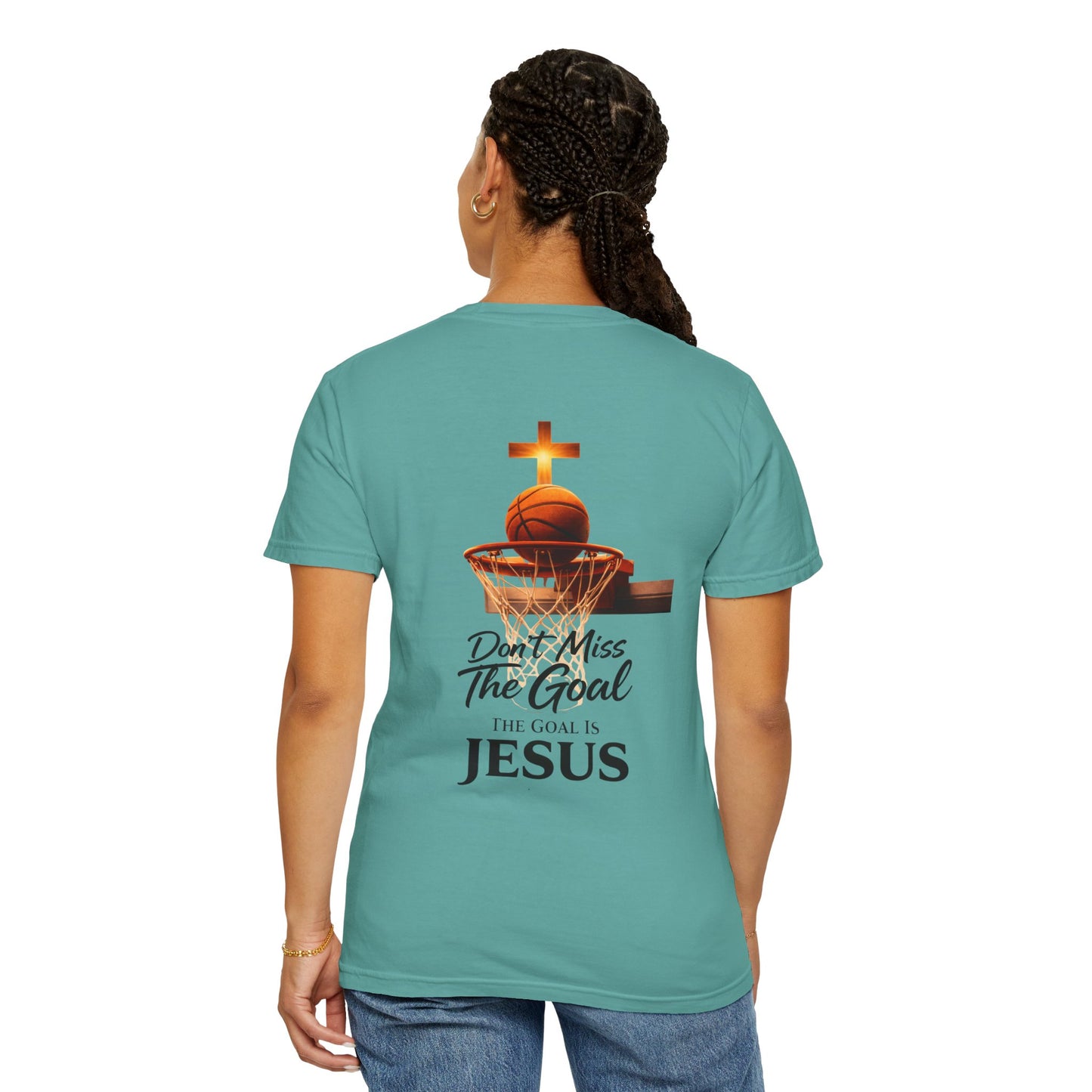Don't Miss The Goal, The Goal Is Jesus |  Christian Sports Tee